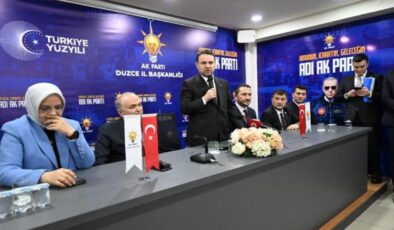 Adalet Bakanı Gürlek, AK Parti Düzce İl Başkanlığında konuştu