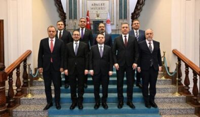 Adalet Bakanı Gürlek, Türkiye Barolar Birliği Başkanı Sağkan ile görüştü