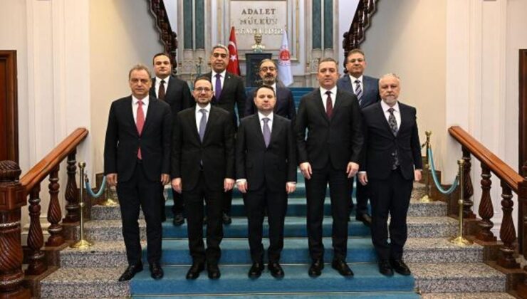 Adalet Bakanı Gürlek, Türkiye Barolar Birliği Başkanı Sağkan ile görüştü