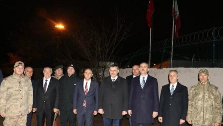 Bakan Çiftçi’den İran sınırı sıfır noktasında inceleme