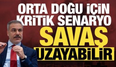 Bakan Fidan’dan dikkat çeken Orta Doğu açıklaması: İsrail istemiyor, savaş uzayabilir
