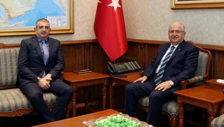 Bakan Güler, BAYKAR Genel Müdürü Bayraktar ile görüştü