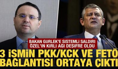 Bakan Gürlek’i hedef alan Özgür Özel’in kirli ağı deşifre oldu