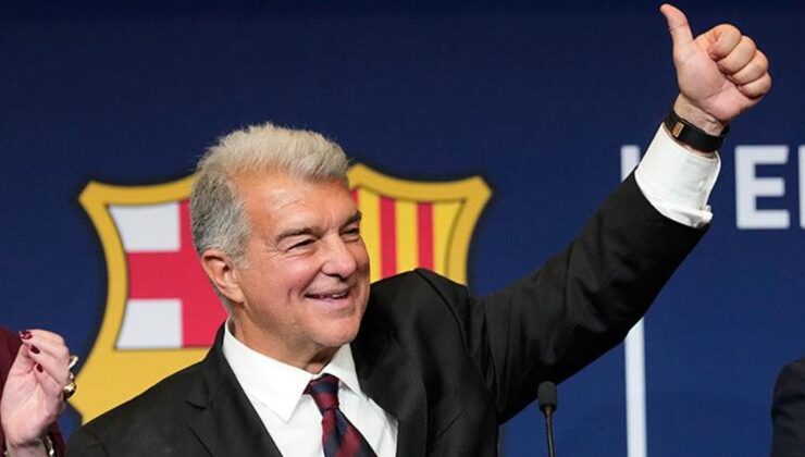 Barcelona’da Joan Laporta, yeniden başkan seçildi