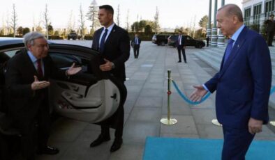 Başkan Erdoğan, BM Genel Sekreteri Guterres’i kabul etti