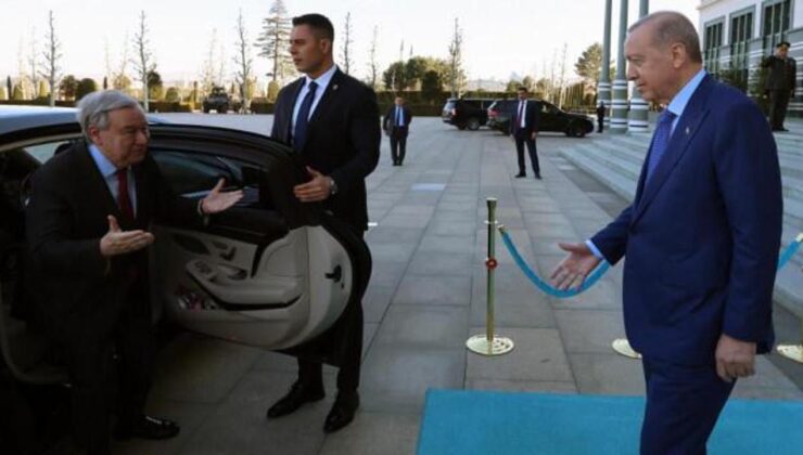 Başkan Erdoğan, BM Genel Sekreteri Guterres’i kabul etti