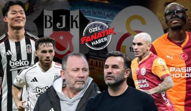 Beşiktaş-Galatasaray derbisi! ‘Derbide yüzde 51 Beşiktaş önde’ | Galatasaray’ın ön alan tehdi nasıl kırılır? | Derbinin anahtar faktörü…