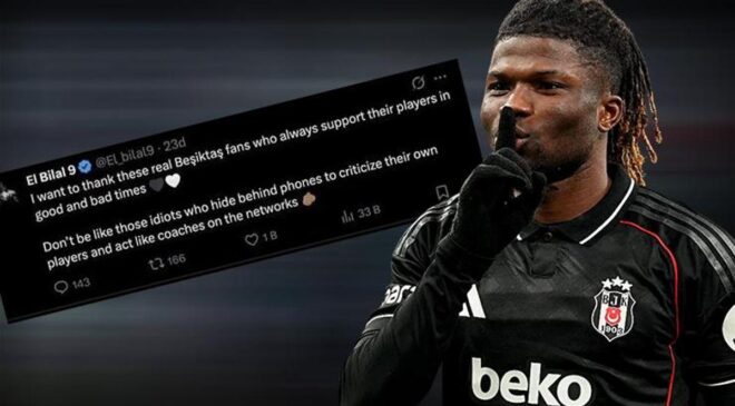 Beşiktaş’ta El Bilal Toure’den sert yanıt! ‘Aptallar gibi olmayın’