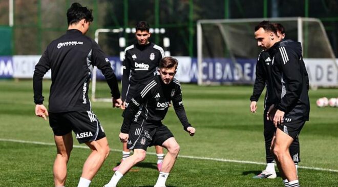 Beşiktaş’ta Kasımpaşa hazırlıkları sürdü