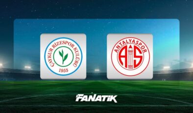Çaykur Rizespor – Antalyaspor maçı ne zaman, saat kaçta hangi kanalda? (Süper Lig 25. hafta maçı)