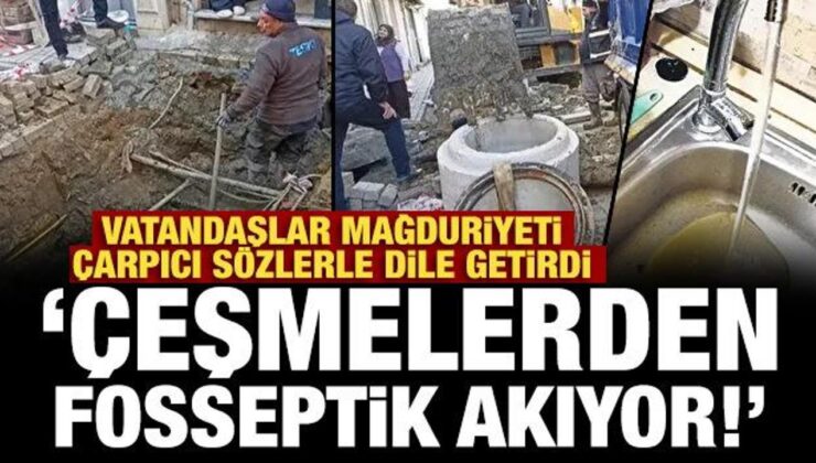 CHP’li belediyede çeşme suyuna lağım karıştı iddiası: Çeşmelerden fosseptik akıyor!