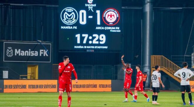 Çorum FK’yı galibiyete Mame Thiam taşıdı