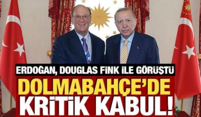 Cumhurbaşkanı Erdoğan, WEF Başkanı Fink’i kabul etti
