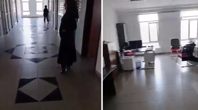 Devlet dairesinde skandal: Vatandaş o anları kayda alıp paylaştı