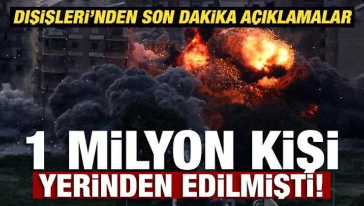 Dışişleri’nden son dakika Lübnan mesajı