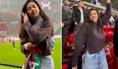 Diyarbakırlı hemşire İkra, Amedspor maçında kendinden geçti