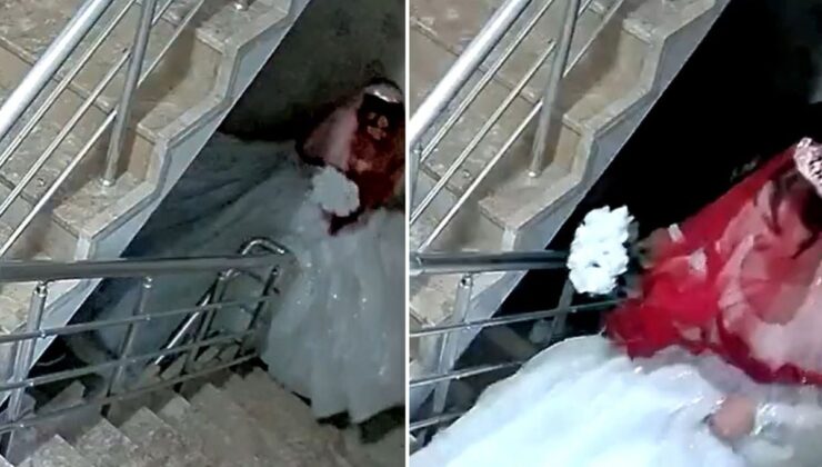 Düğün sonrası evlerinde baş başa kalmak isteyen gelin ve damada soğuk duş