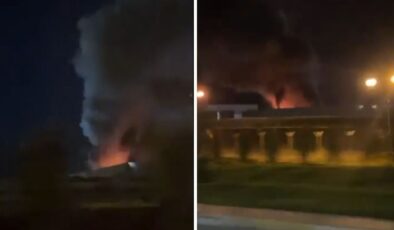Erbil’e saldırı! Havalimanı yakınlarından dumanlar yükseldi