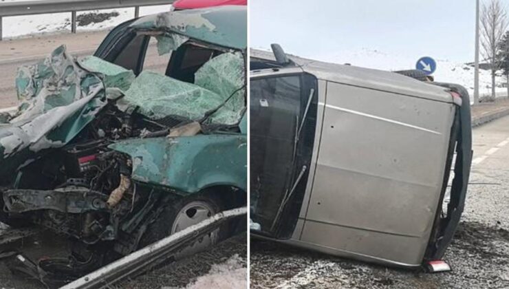 Erzurum-Pasinler yolunda feci kaza: 1’i ağır 3 kişi yaralandı