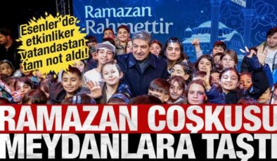 Esenler’de Ramazan etkinlikleri Dörtyol Meydanı’nda yaşanıyor