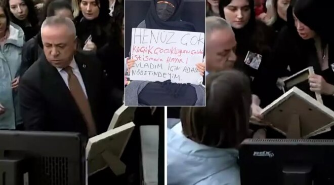 Fatmanur Çelik ile kızının cenazesinde olay: Tabuta dokunmalarına izin vermediler