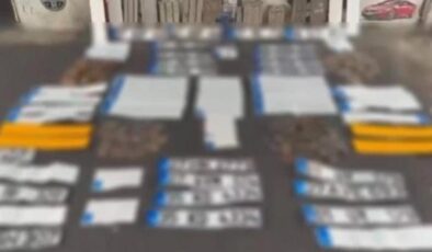 Gaziantep’te sahte plaka fabrikasına baskın: Binlerce kalıp ve makine ele geçirildi!