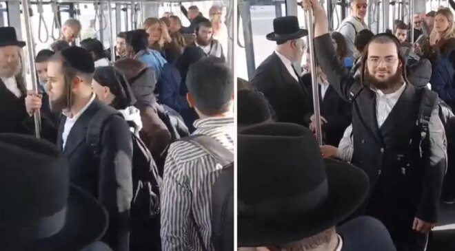 Görüntü Türkiye’den! İsraillileri görünce, otobüste bir anda slogan atmaya başladılar