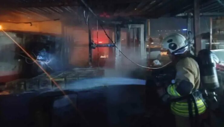 Hatay’da bir iş yerinde çıkan yangın söndürüldü