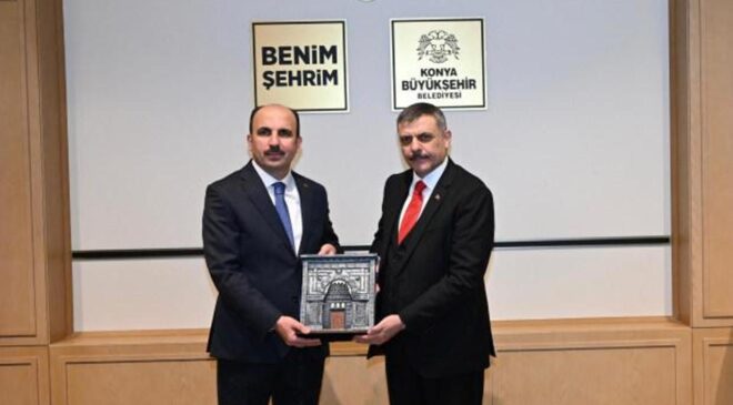 İçişleri Bakanı Çiftçi Başkan Altay’ı ziyaret etti