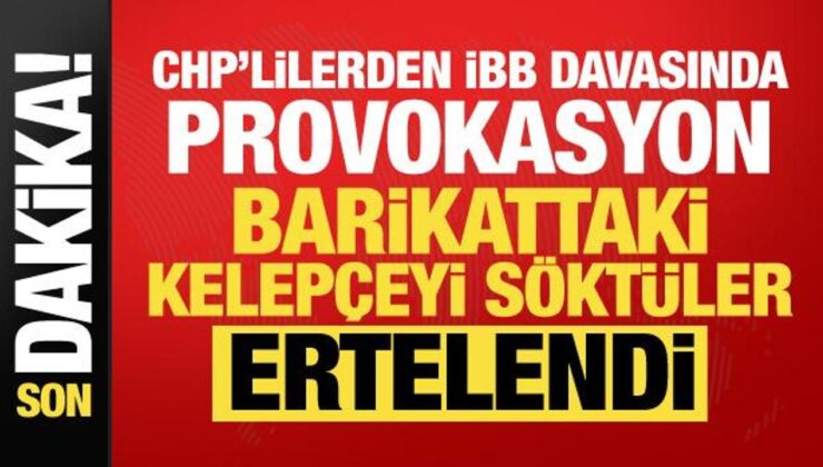 İmamoğlu davasında ikinci hafta: CHP’lilerden provokasyon! Barikattaki kelepçeyi döktüler
