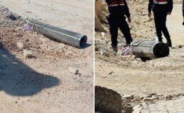 İran’dan atılan füze imha edildi, parçaları Gaziantep’te boş arazilere düştü