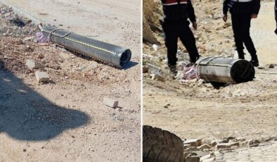 İran’dan atılan füze imha edildi, parçaları Gaziantep’te boş arazilere düştü