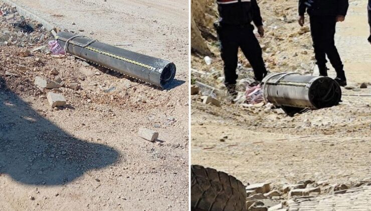 İran’dan atılan füze imha edildi, parçaları Gaziantep’te boş arazilere düştü
