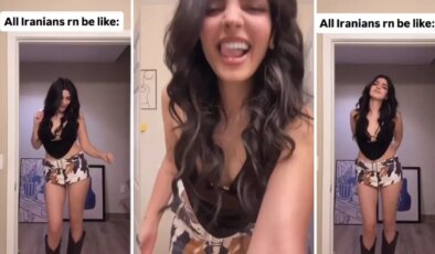 İranlı kızlar Hamaney’in ölümünün ardından "Trump dansı" akımı başlattı