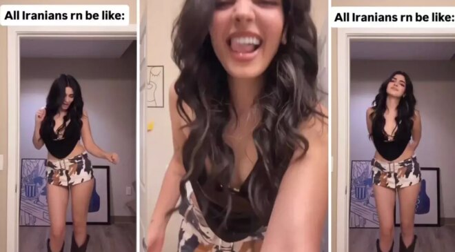 İranlı kızlar Hamaney’in ölümünün ardından "Trump dansı" akımı başlattı