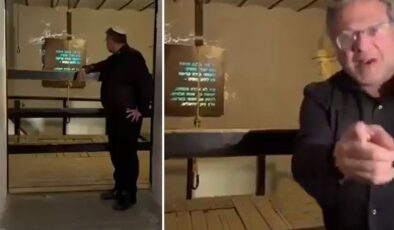 İsrailli Bakandan idam platformu önünde skandal mesaj