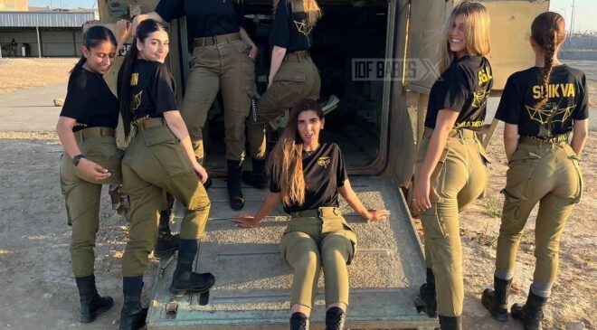 İsrailli kadın askerlerden olay paylaşım