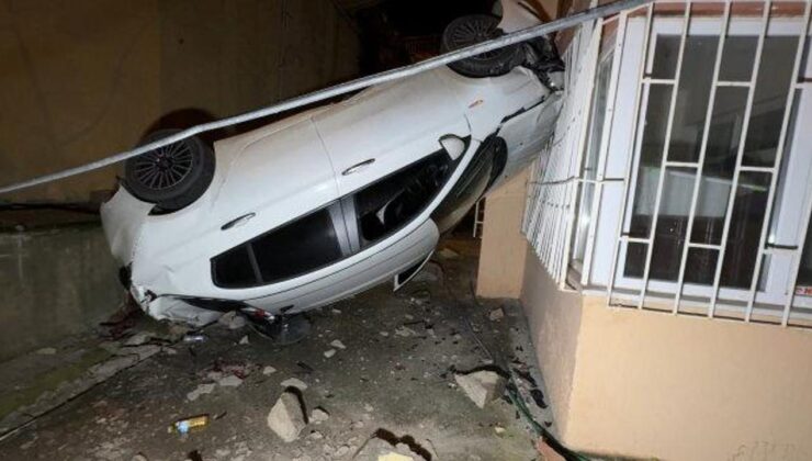 İstanbul’da mahalleyi ayağa kaldıran kaza: 8 metre yüksekten düştü!