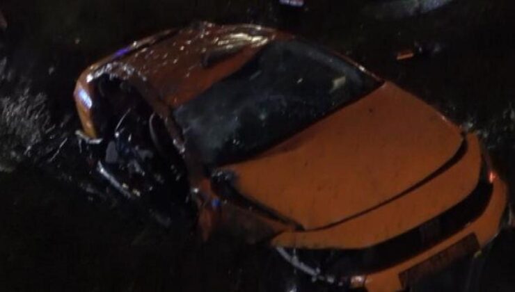 İstanbul’da taksi su kanalına uçtu: 3 ölü