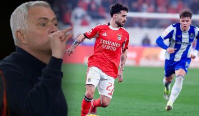 Jose Mourinho kırmızı kart gördü! Benfica ile Porto derbide berabere kaldı