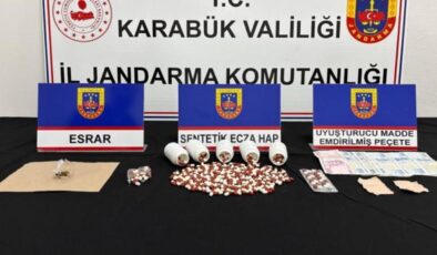 Karabük’te uyuşturucuya darbe: 3 şüpheli yakalandı