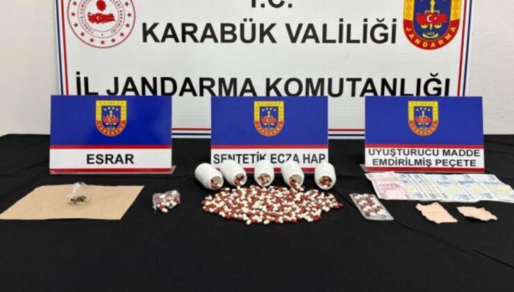 Karabük’te uyuşturucuya darbe: 3 şüpheli yakalandı