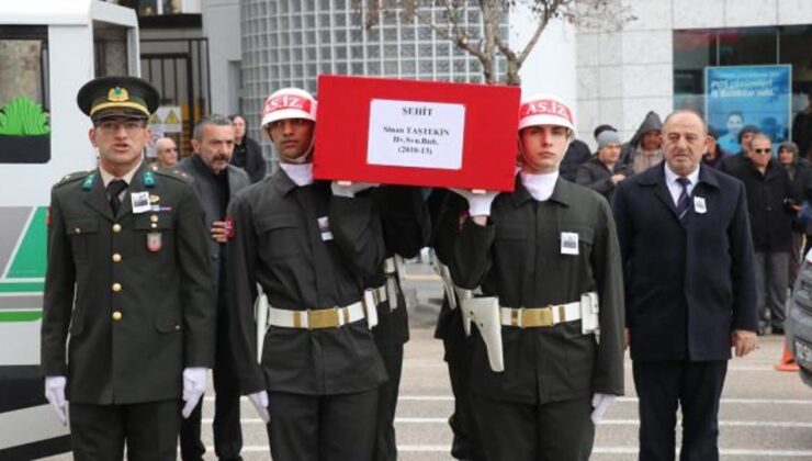 Katar’da şehit olan Binbaşı Taştekin, Isparta’da toprağa verildi