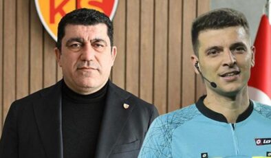 Kayserispor’dan maç sonu olay hakem açıklaması: ‘3 puanımız gasp edildi’