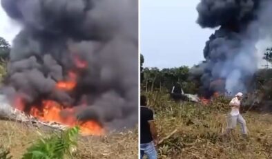 Kolombiya’da askeri uçak düştü: 90 kişi hayatını kaybetti