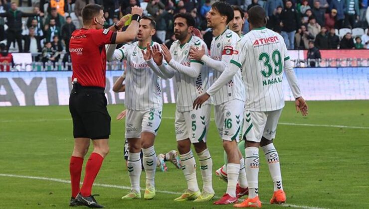 Konyaspor’da penaltı isyanı… ‘Hakem bizi katletti, katledildik!’