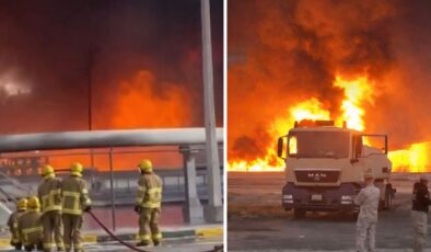 Kuveyt Havalimanı’ndaki yangın 58 saatte zor söndürüldü