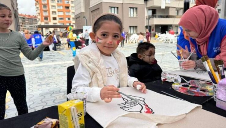Liman Gönüllüleri Platformu, Filistinli çocuklarla bayram sevincini paylaştı