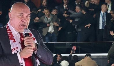 Maç sonu büyük gerilim! Samsunspor Başkanı Yüksel Yıldırım ve Fenerbahçeli taraftarlar arasında tartışma