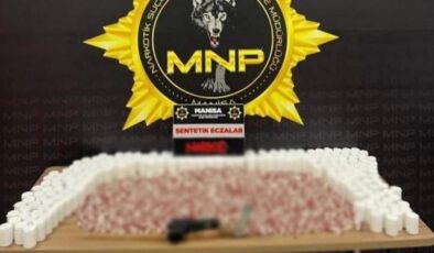 Manisa’da dev narkotik operasyonu: 10 binin üzerinde zehirli hap ele geçirildi